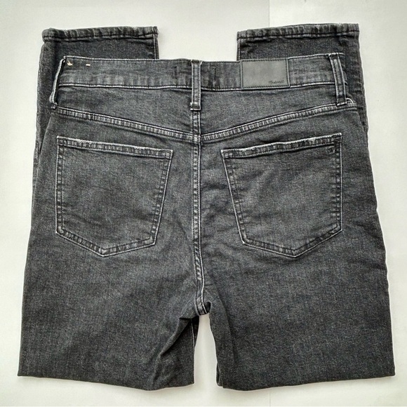 Madewell The Perfect Vintage Crop Jeans in Black Gray Sumner Wash Size 29 - Picture 7 of 16